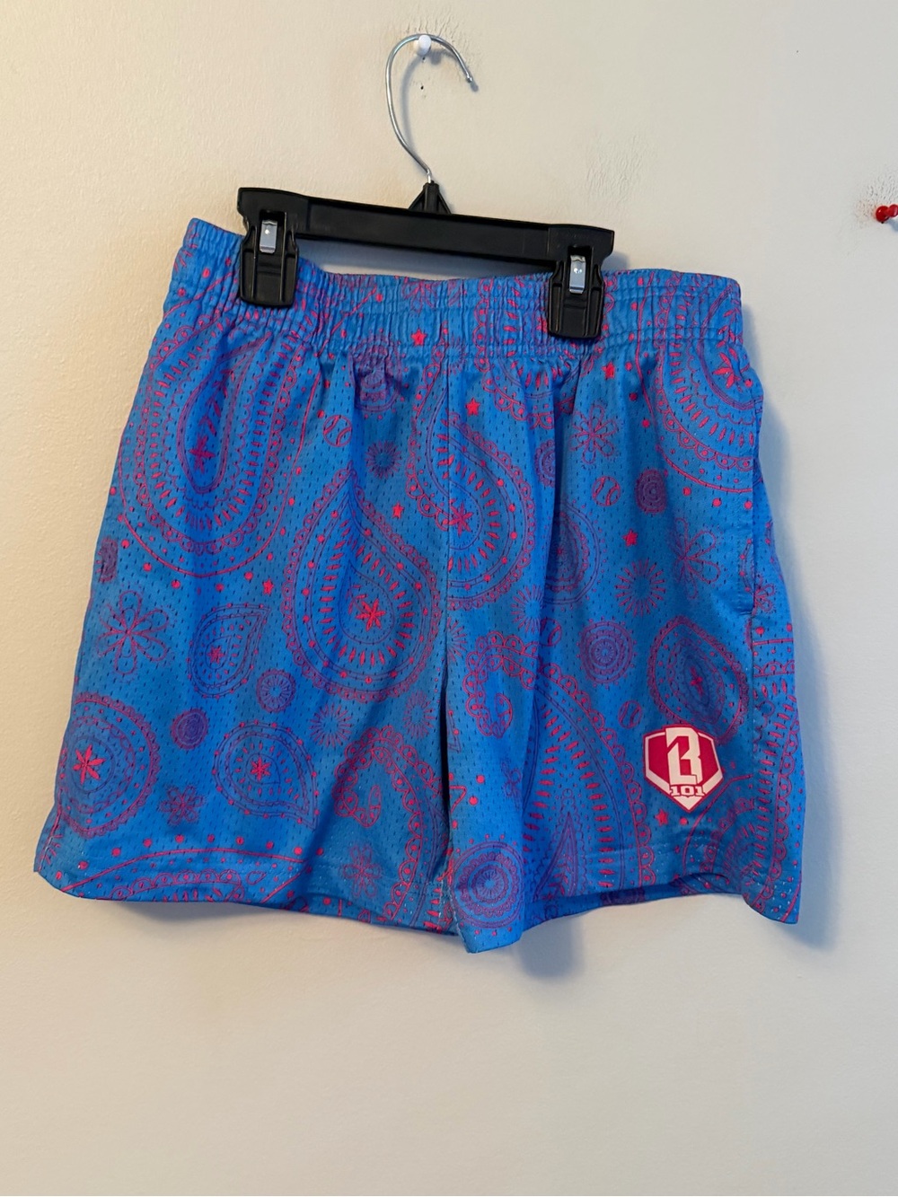 Baseball Lifestyle 101 Blue Paisley Shorts